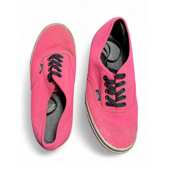 Vans Women's Pink Canvas Sneakers - Picture 3 of 5